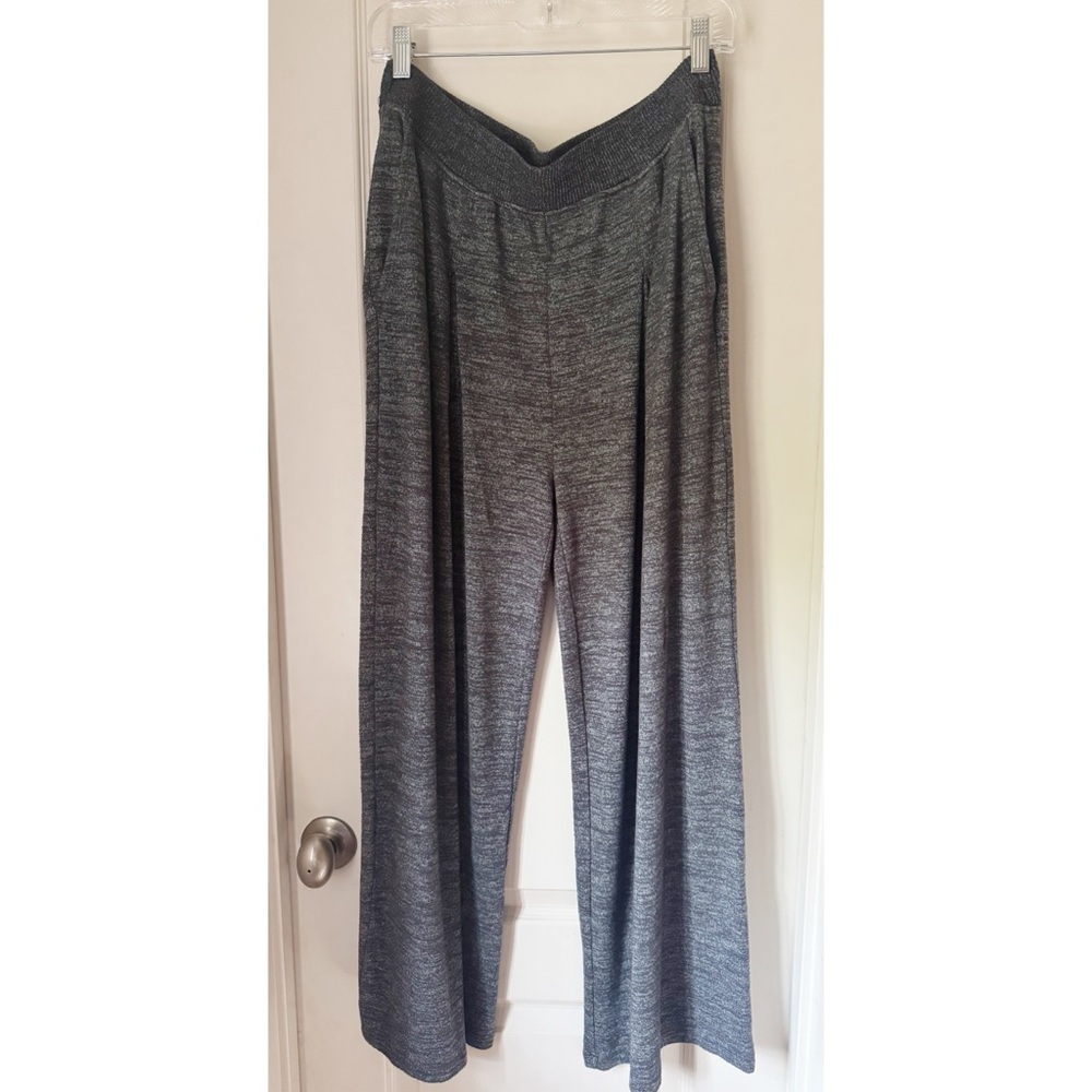 Cozy Knit Pleated Wide Leg Pant